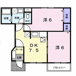 シャン・ド・フルールの物件間取画像